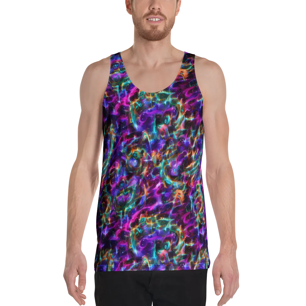 Magenta Mirage on Men's Tank Top — Front