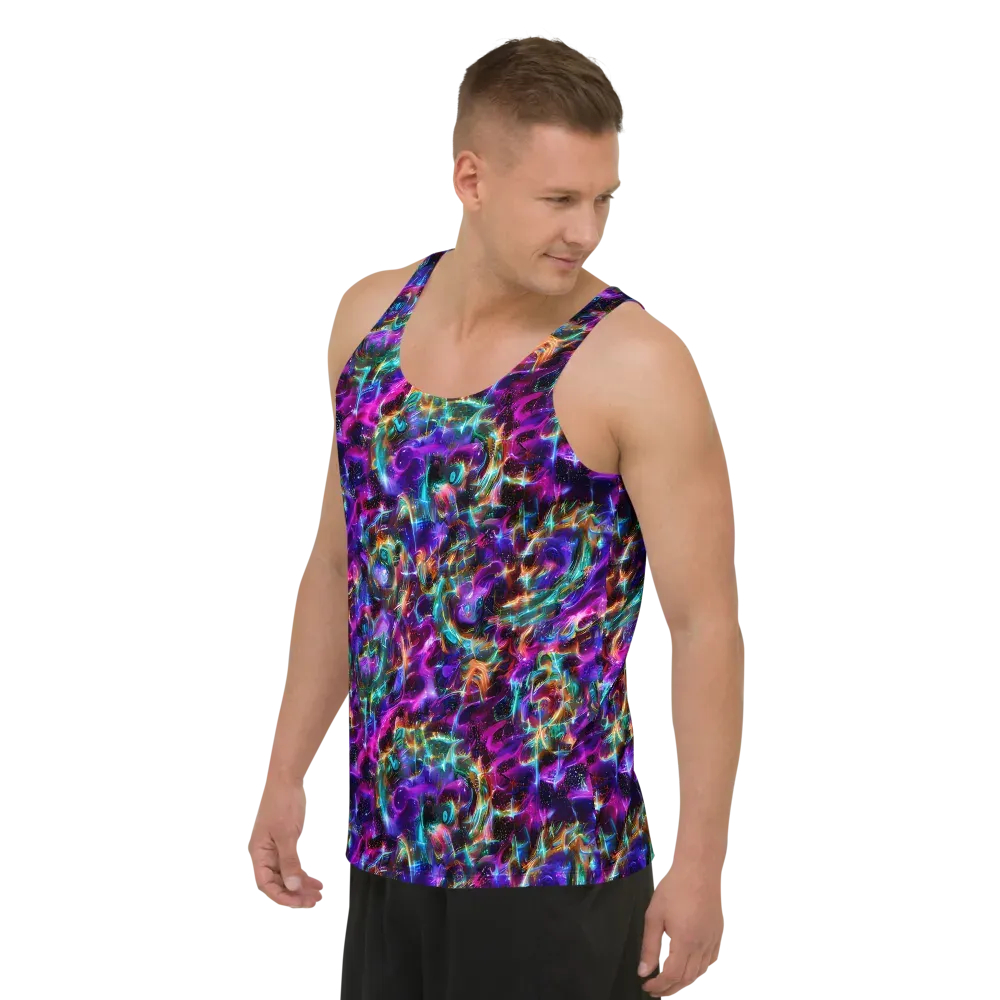 Magenta Mirage on Men's Tank Top — Left Front