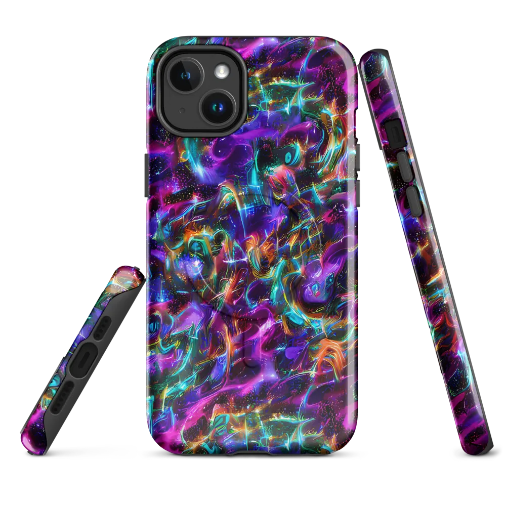 Magenta Mirage on MagSafe Tough Case for iPhone® — Front