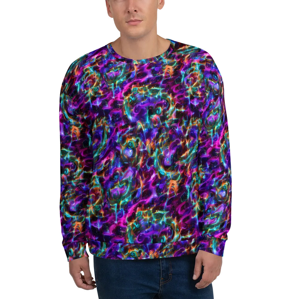 Magenta Mirage on Sweatshirt — Front