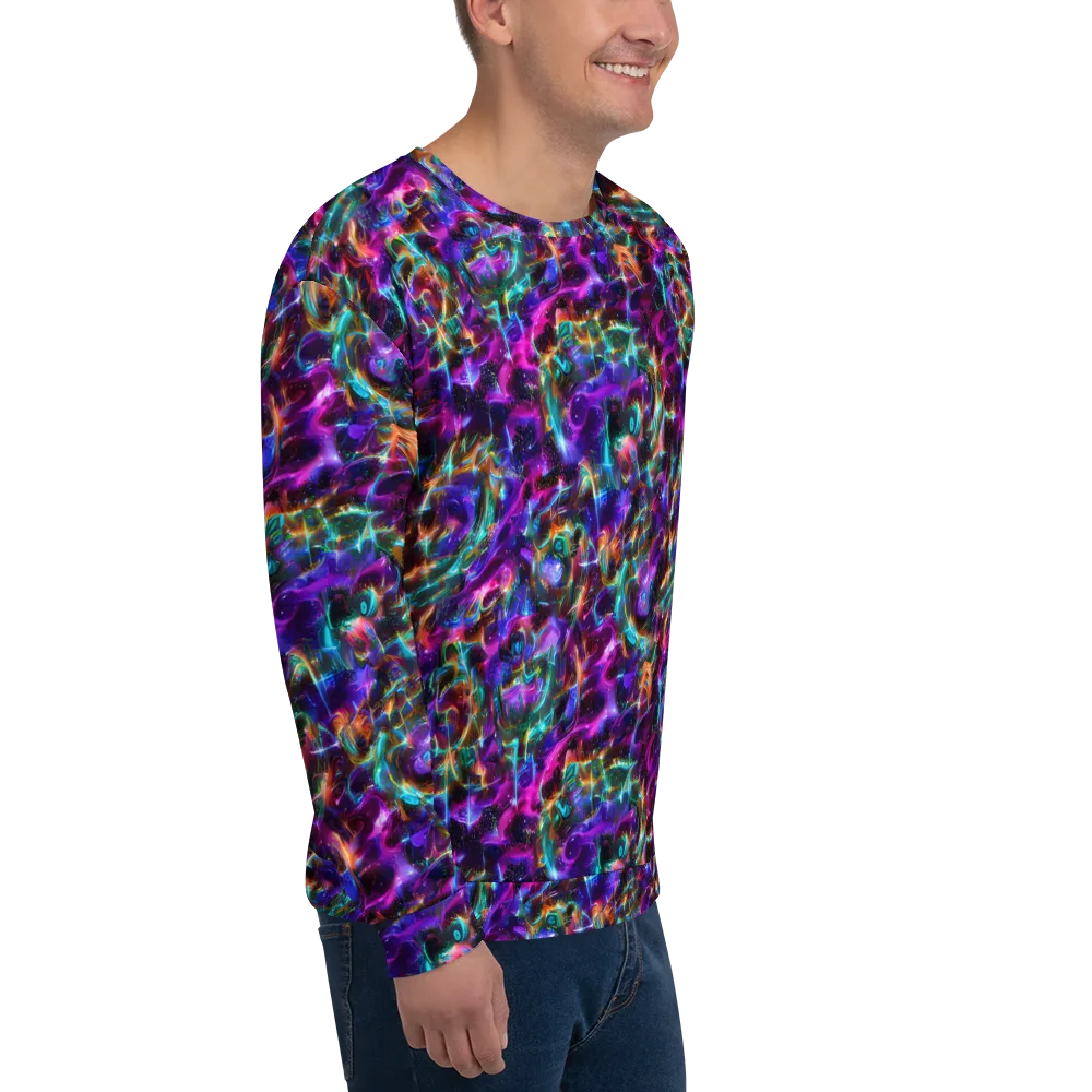 Magenta Mirage on Sweatshirt — Right Front