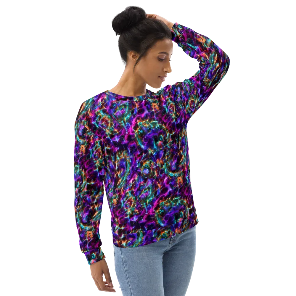 Magenta Mirage on Sweatshirt — Right Front