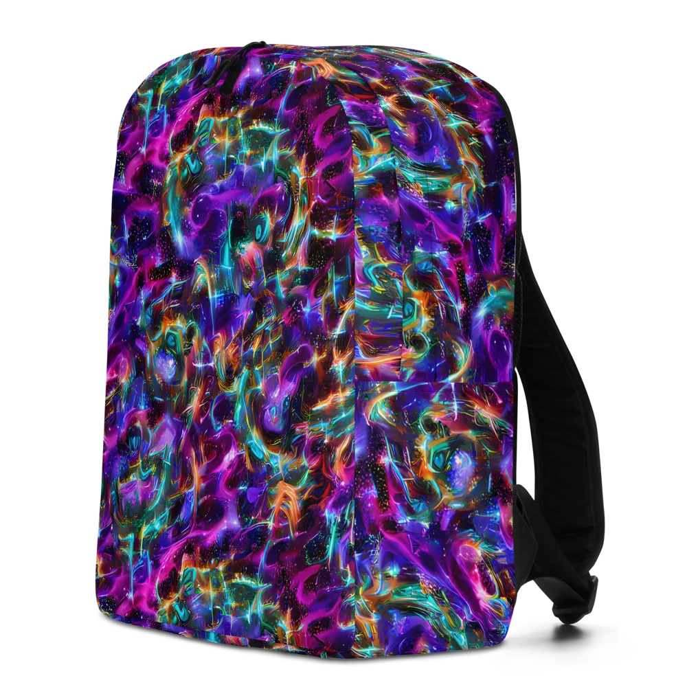 Magenta Mirage on Minimalist Backpack — Left