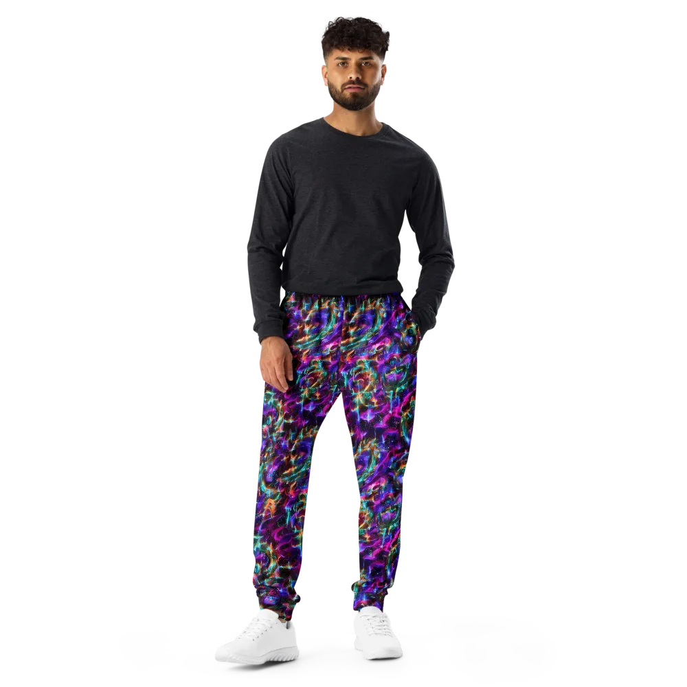 Magenta Mirage on Men's Joggers — Front