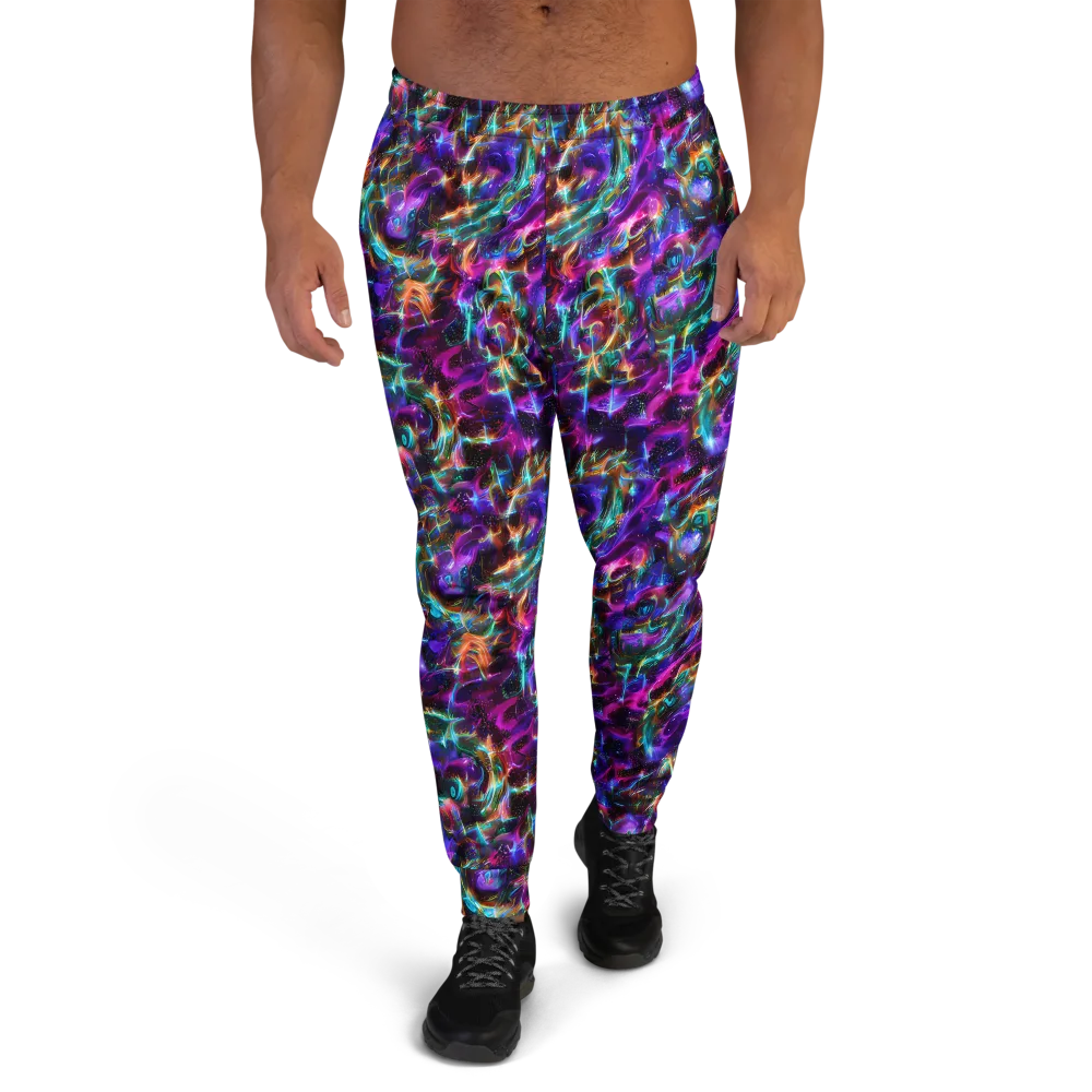 Magenta Mirage on Men's Joggers — Front
