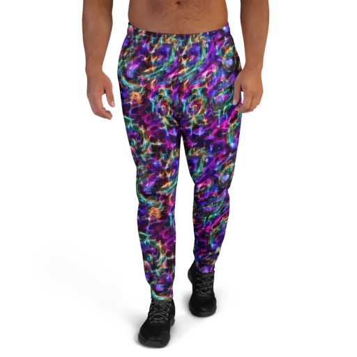 Magenta Mirage on a Men's Joggers