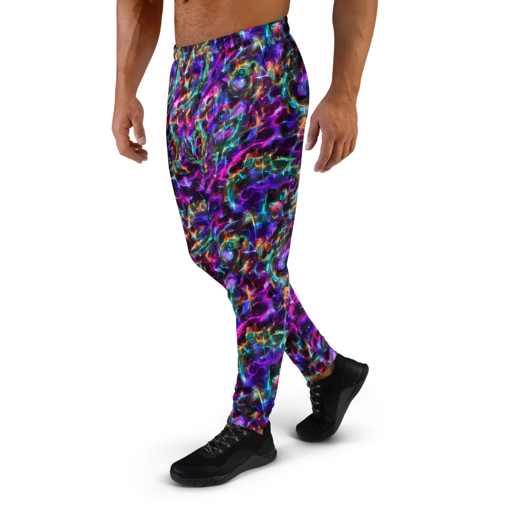 Magenta Mirage on Men's Joggers — Left