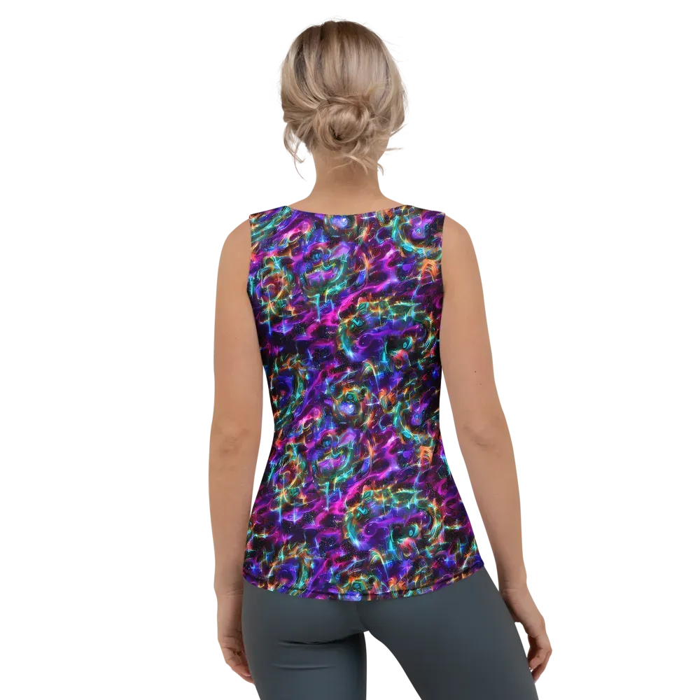 Magenta Mirage on Women's Tank Top — Back