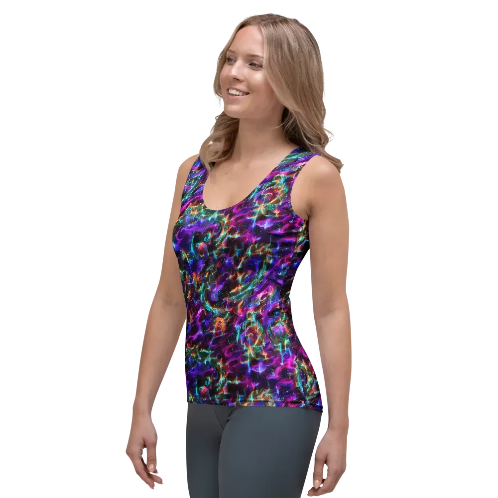 Magenta Mirage on Women's Tank Top — Left Front