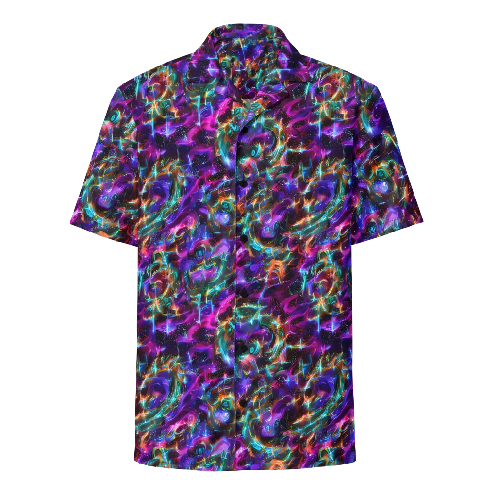 Magenta Mirage on Button Shirt — Front