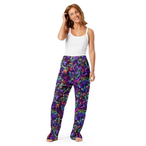 Magenta Mirage on a Women's Pajama Pants