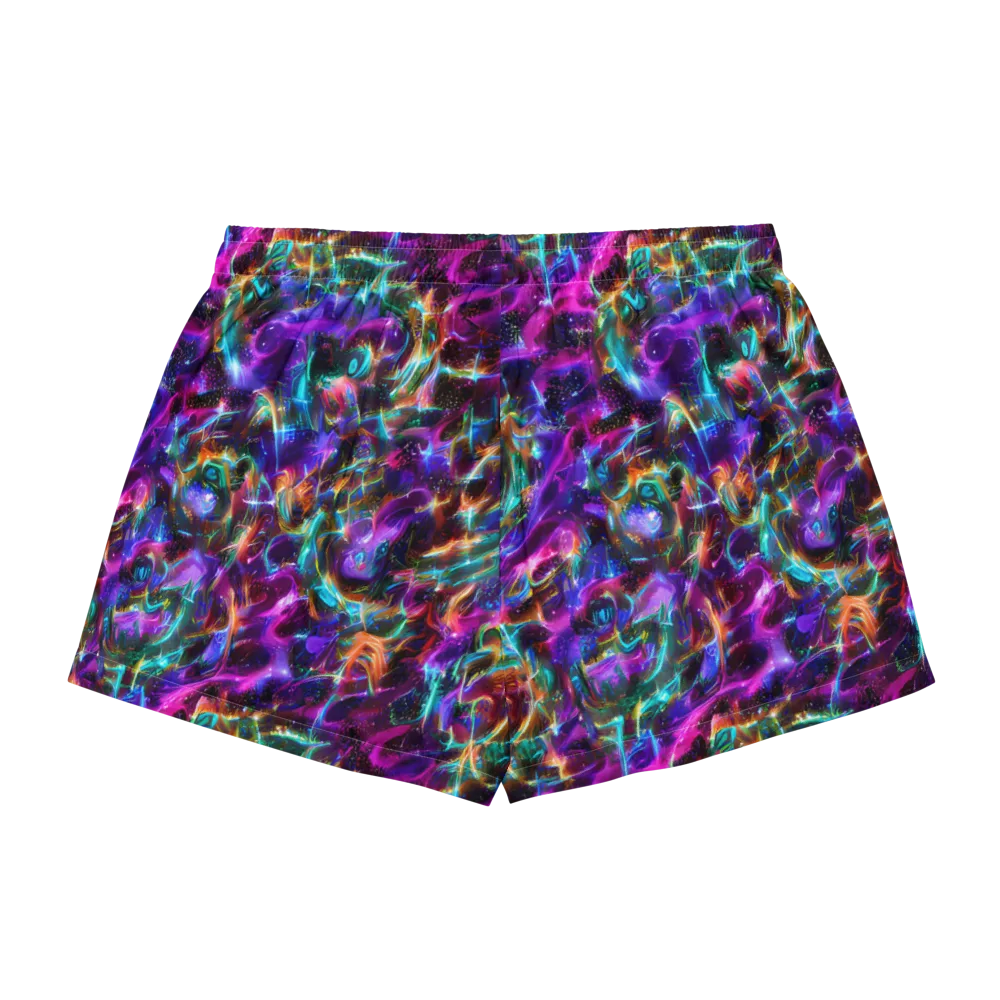 Magenta Mirage on Women's Pajama Shorts — Back