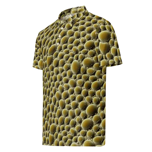Golden Burrow on a Men's Slim Fit Polo Shirt