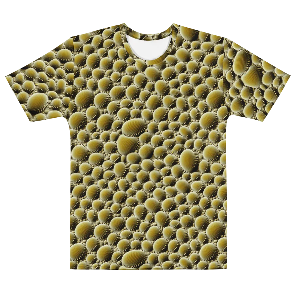 Golden Burrow on Men's Cotton Crew Neck T-Shirt — Front