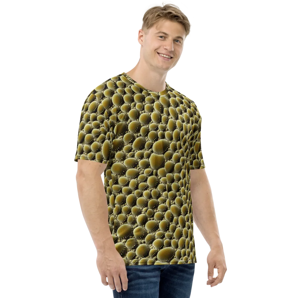 Golden Burrow on Men's Crew Neck T-Shirt — Right