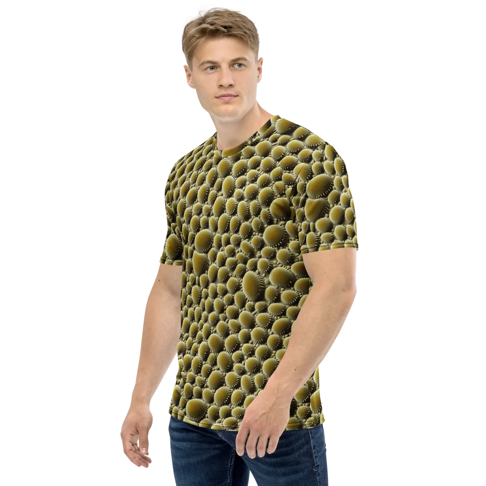 Golden Burrow on Men's Crew Neck T-Shirt — Left