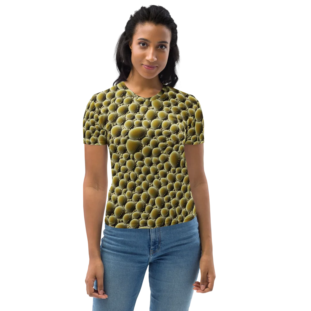 Golden Burrow on Women's Crew Neck T-Shirt — Front