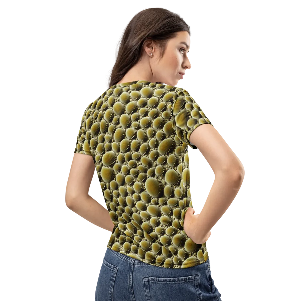 Golden Burrow on Women's Crew Neck T-Shirt — Back