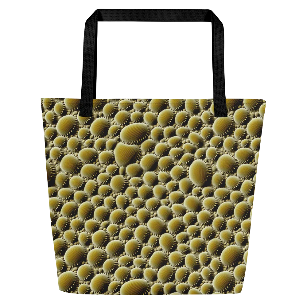 Golden Burrow on Large Tote Bag W/ Pocket — Front