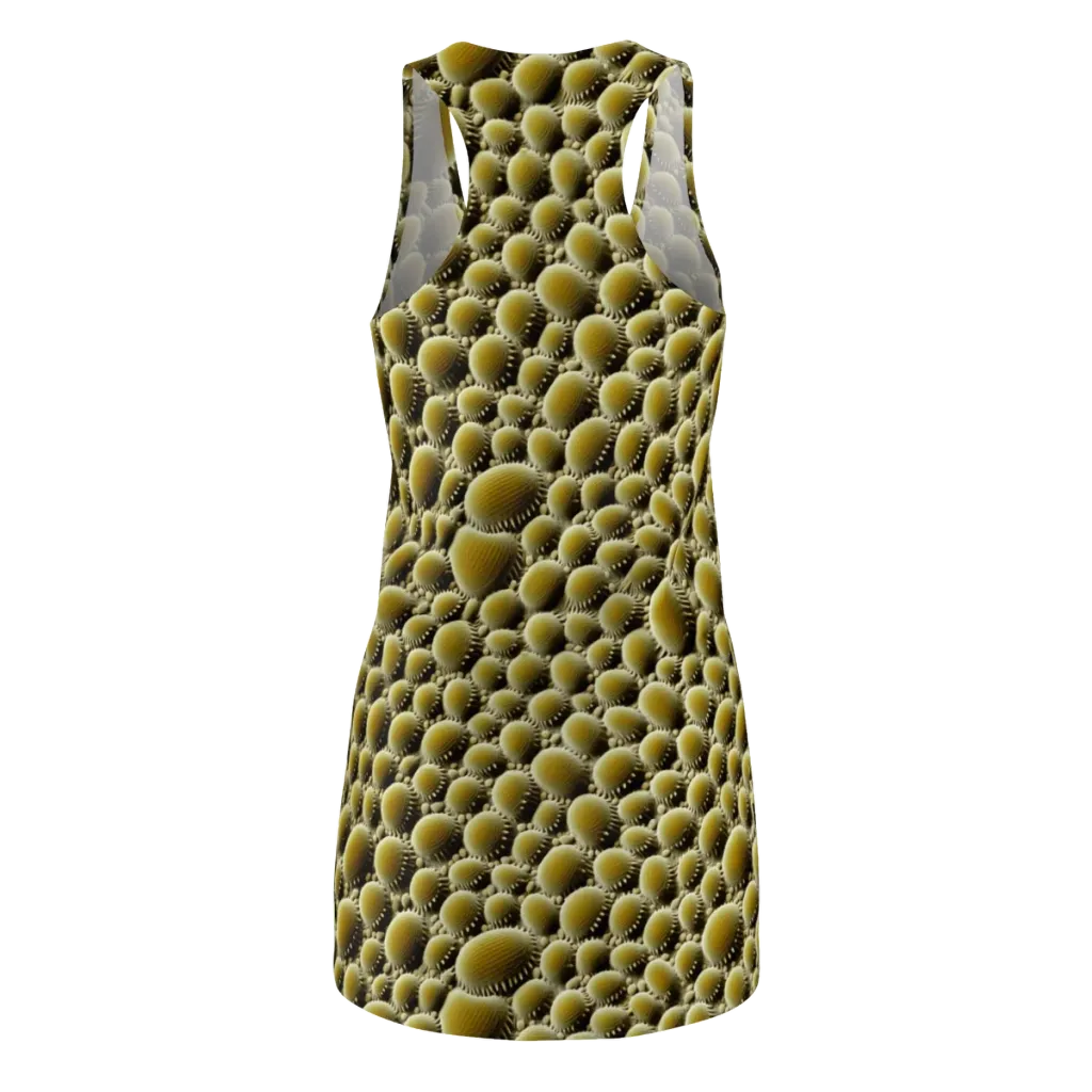Golden Burrow on Racerback Dress — Back