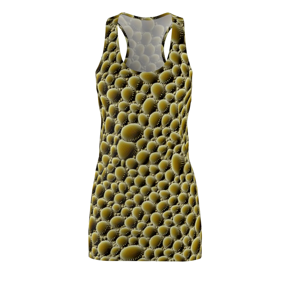 Golden Burrow on Racerback Dress — Front