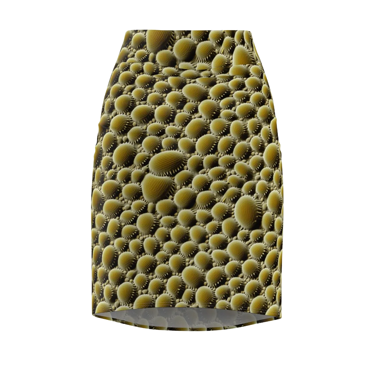 Golden Burrow on Pencil Skirt — Front