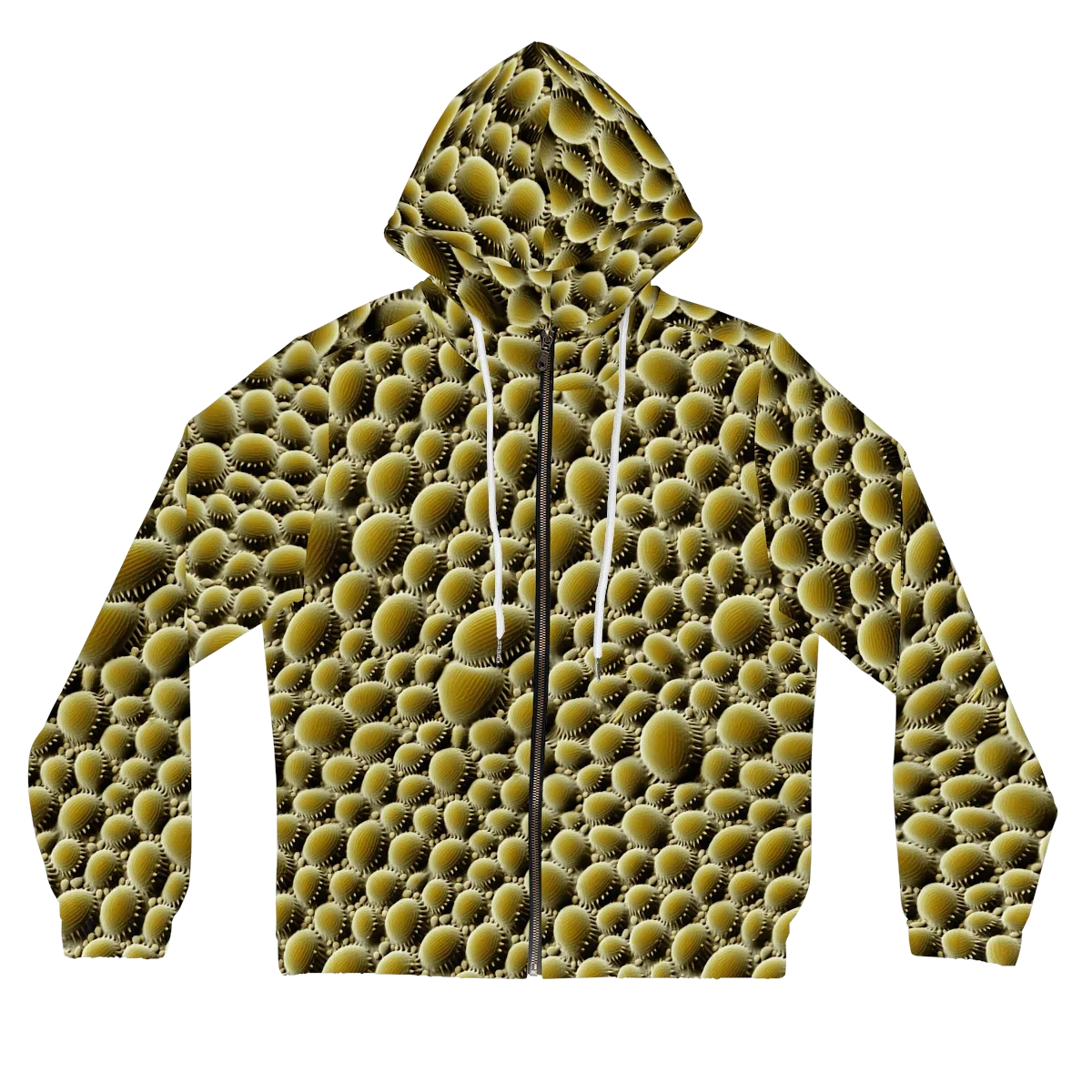 Golden Burrow on Women's Full-Zip Hoodie — Front