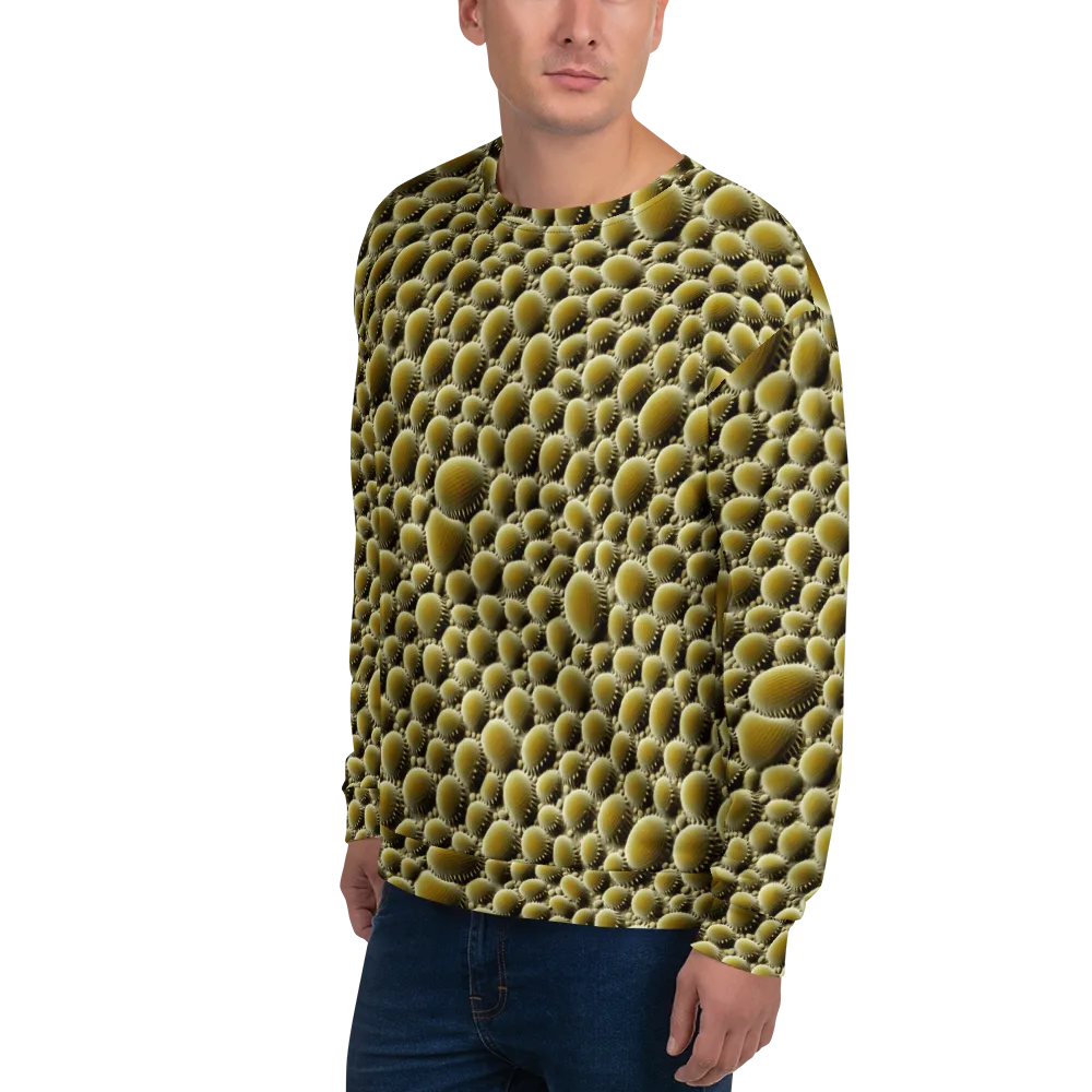 Golden Burrow on Sweatshirt — Left Front