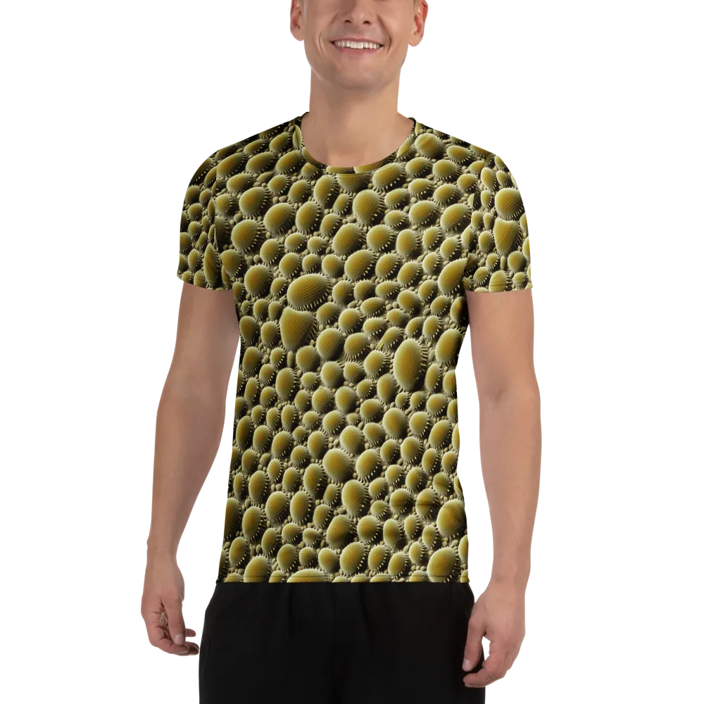 Golden Burrow on Men's Athletic T-Shirt — Front