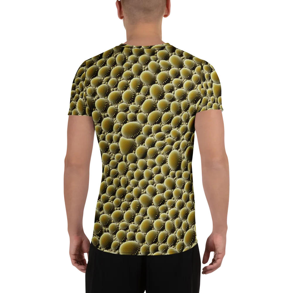 Golden Burrow on Men's Athletic T-Shirt — Back