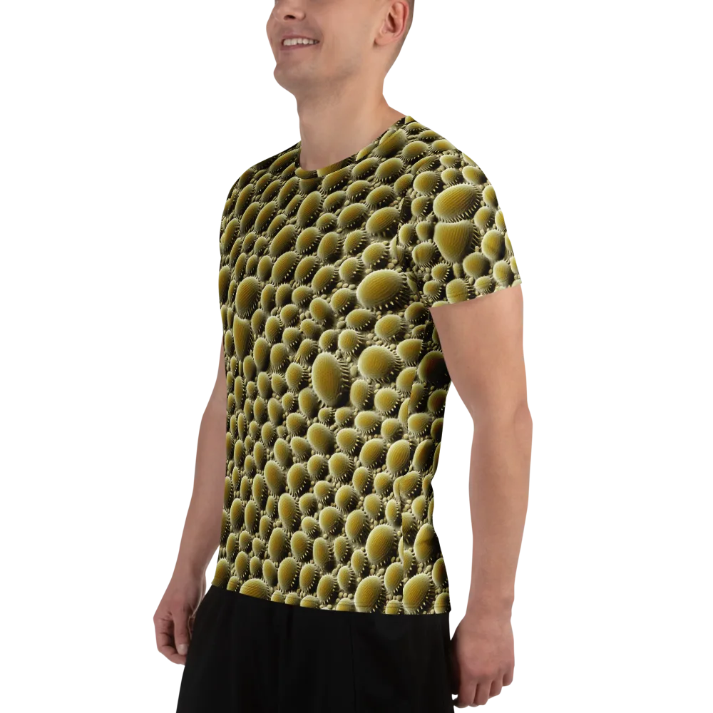 Golden Burrow on Men's Athletic T-Shirt — Left