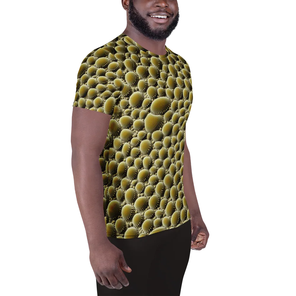 Golden Burrow on Men's Athletic T-Shirt — Right