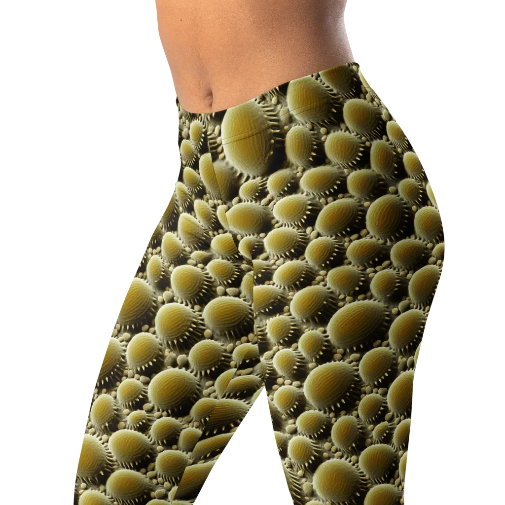 Golden Burrow on Leggings — Left Front