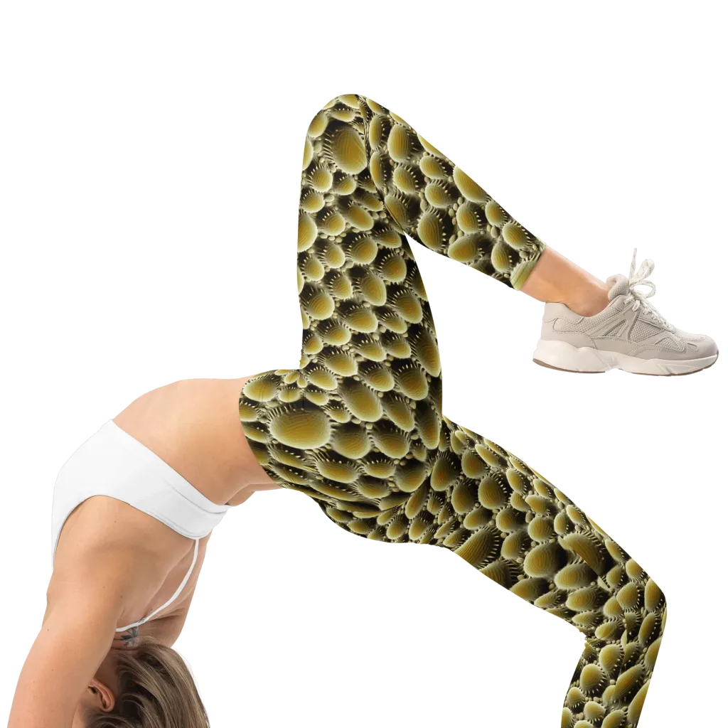Golden Burrow on Leggings — Right