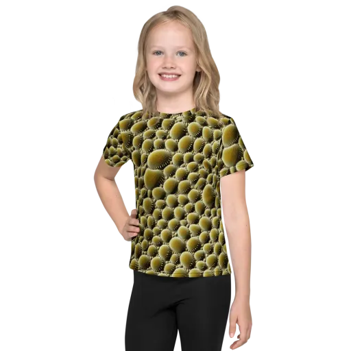 Golden Burrow on a Kids Crew Neck T-Shirt