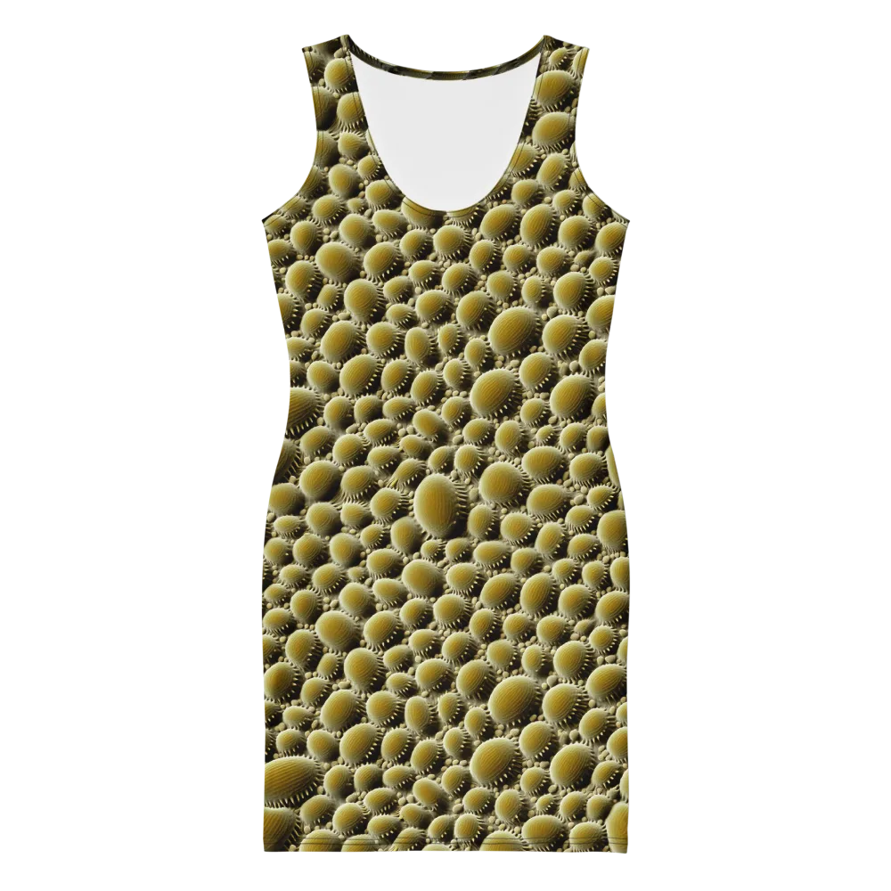 Golden Burrow on Bodycon Dress — Front