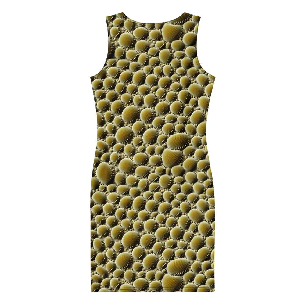 Golden Burrow on Bodycon Dress — Back