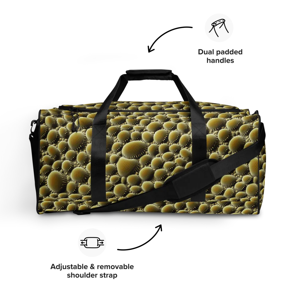 Golden Burrow on Duffle Bag — Front