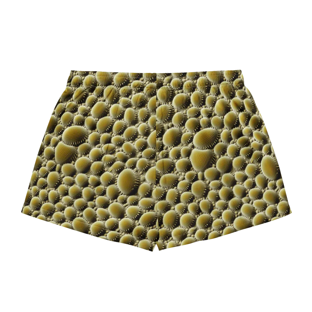 Golden Burrow on Women's Pajama Shorts — Back