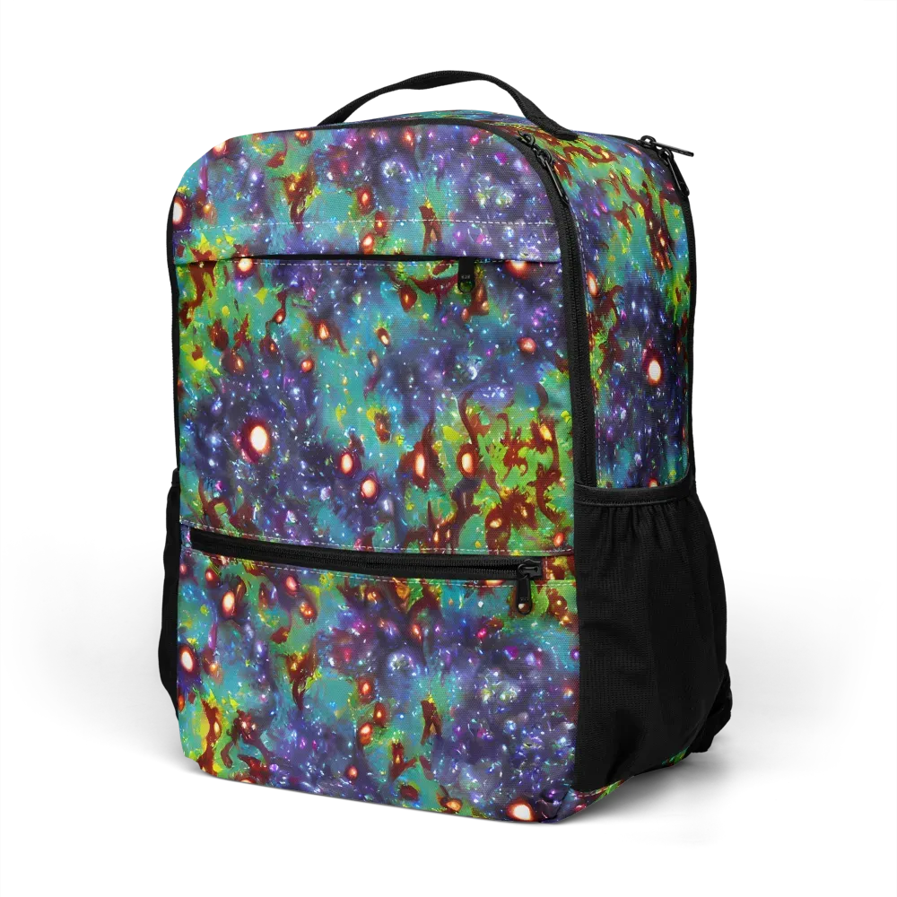 Bioluminescent Wilds on Utility Backpack — Left Front