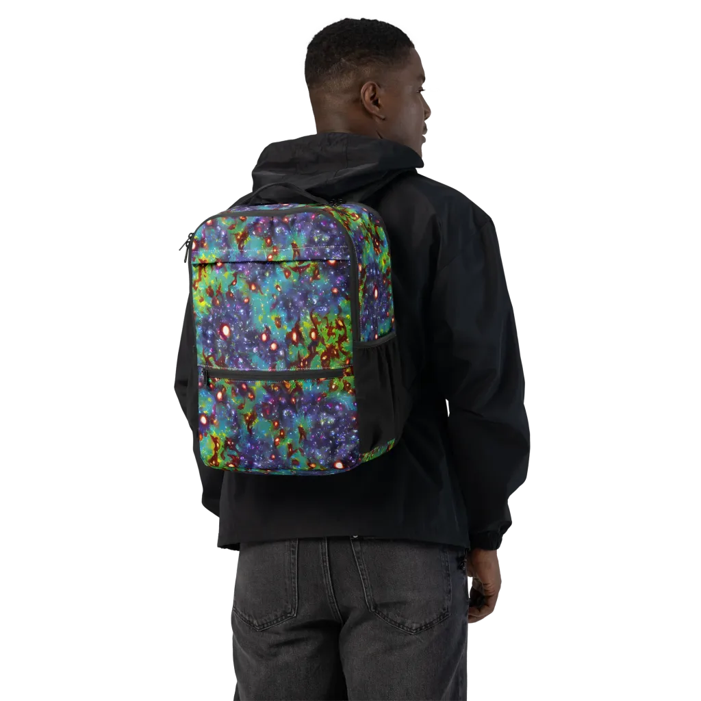 Bioluminescent Wilds on Utility Backpack — Back