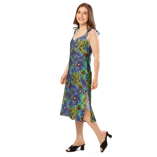 Bioluminescent Wilds on a Slip Dress