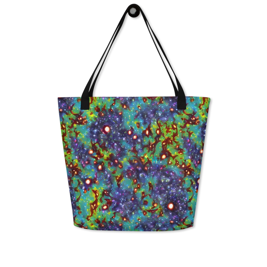 Bioluminescent Wilds on Large Tote Bag W/ Pocket — Front