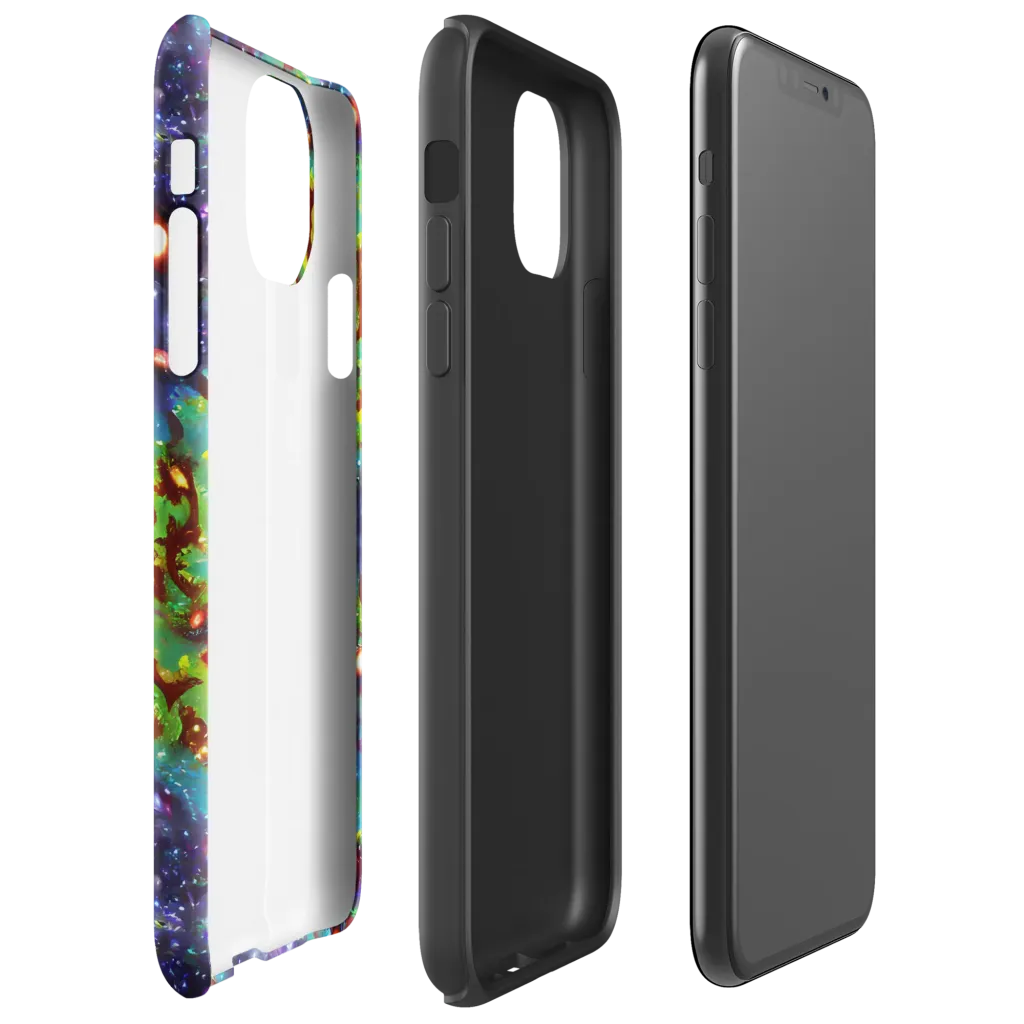 Bioluminescent Wilds on Tough Case for iPhone® — Right