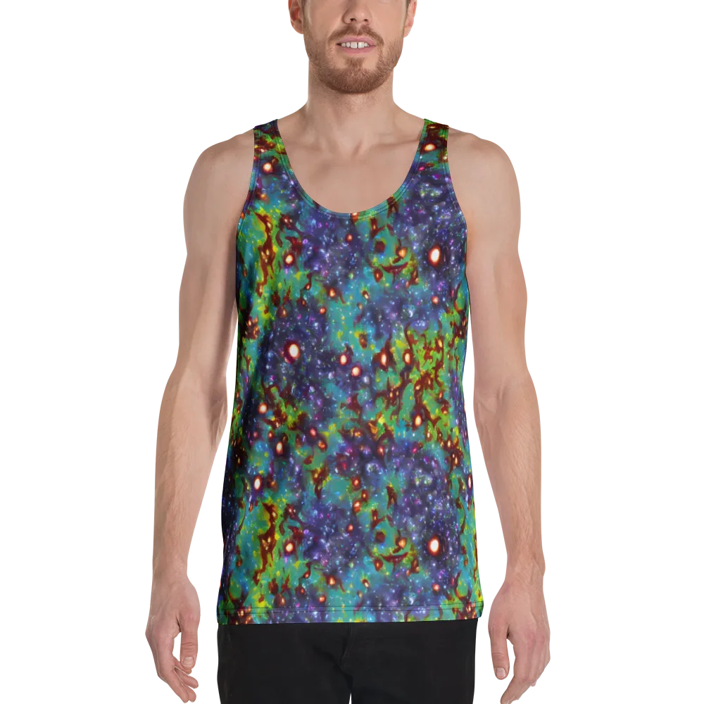 Bioluminescent Wilds on Men's Tank Top — Front