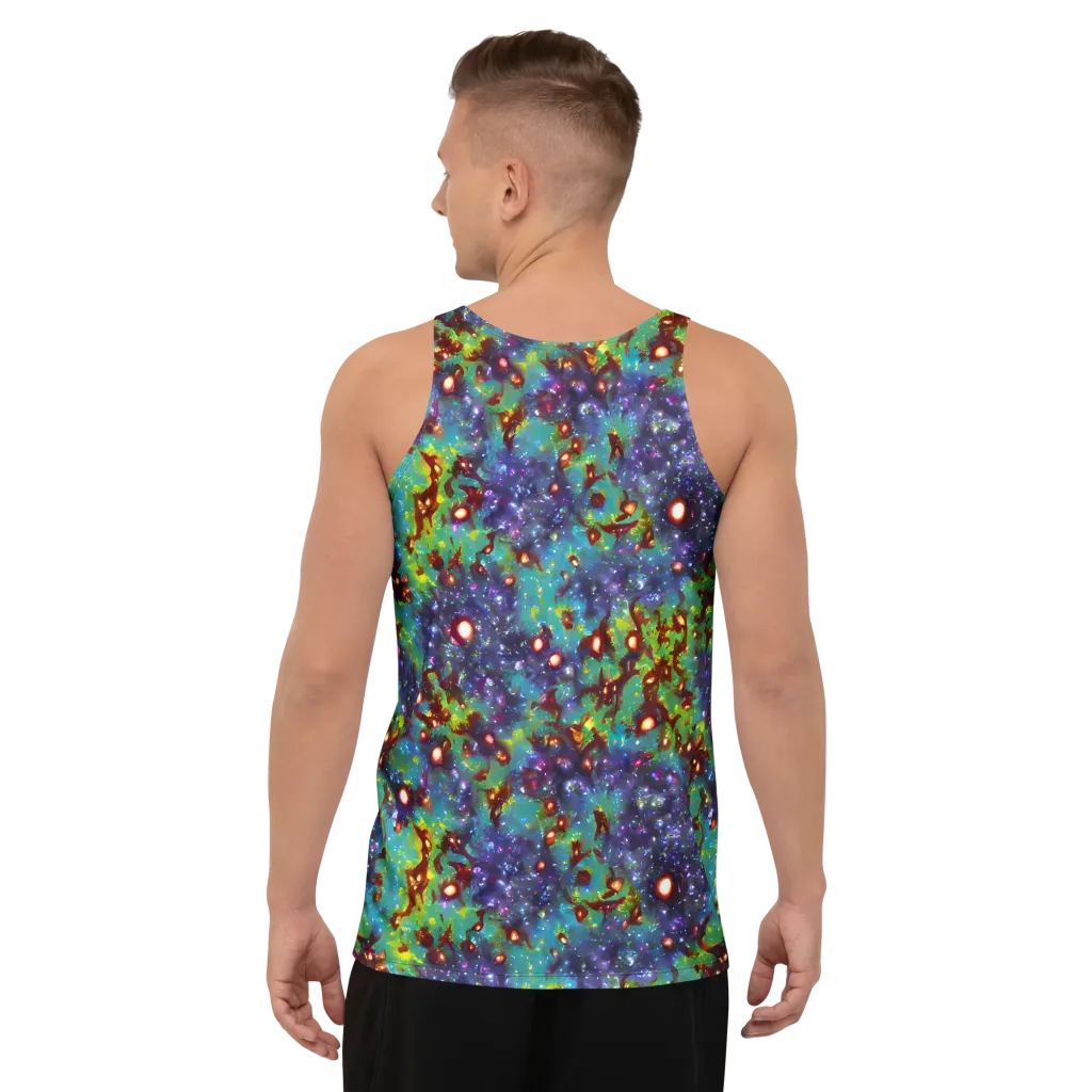 Bioluminescent Wilds on Men's Tank Top — Back