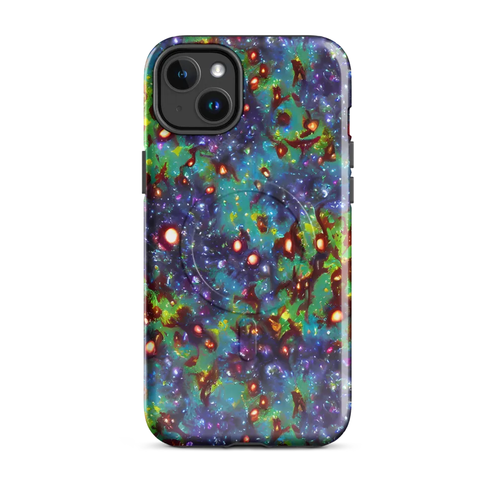 Bioluminescent Wilds on MagSafe Tough Case for iPhone® — Front