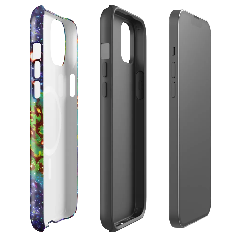 Bioluminescent Wilds on MagSafe Tough Case for iPhone® — Front