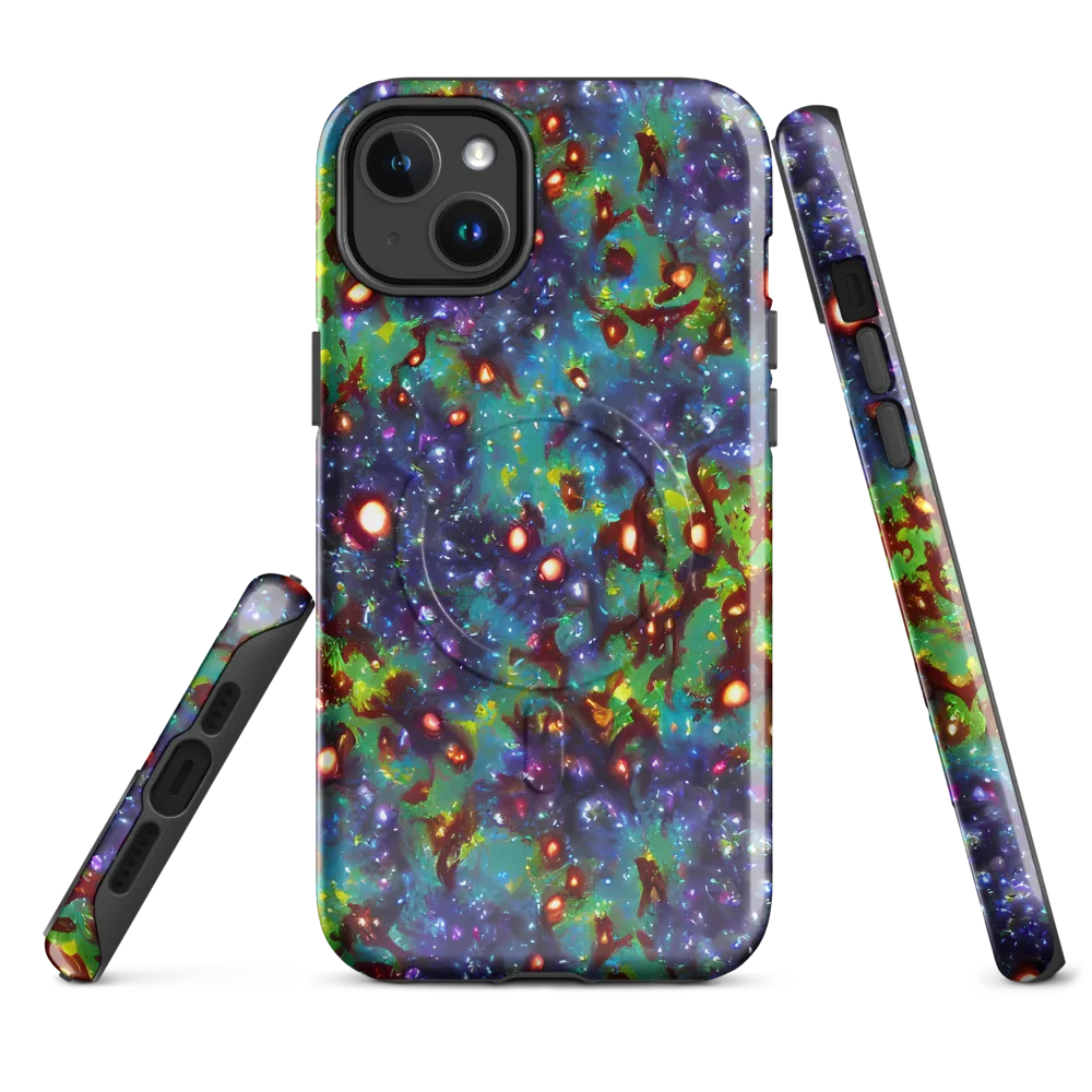 Bioluminescent Wilds on MagSafe Tough Case for iPhone® — Front