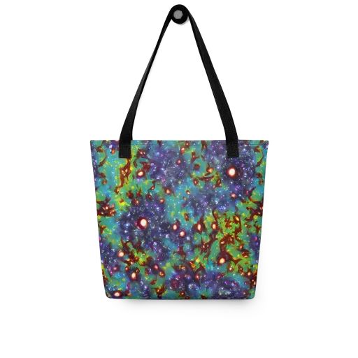 Bioluminescent Wilds on a Tote Bag